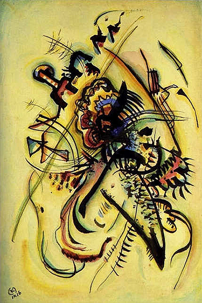 An die unbekannte Stimme Wassily Kandinsky